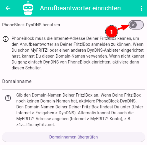 DynDNS einrichten