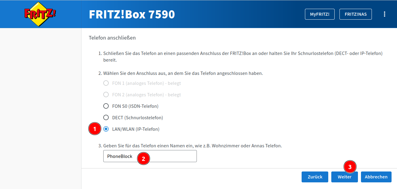 Create IP telephone