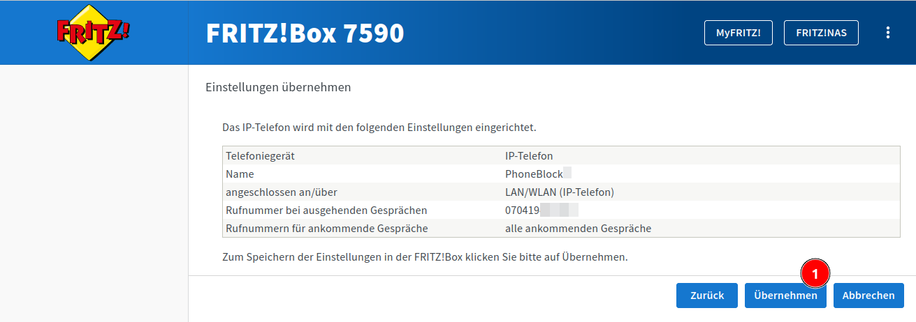 Instellingen controleren
