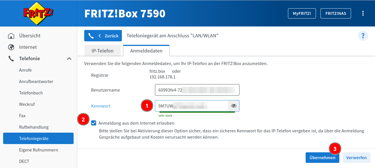 Toegang via internet