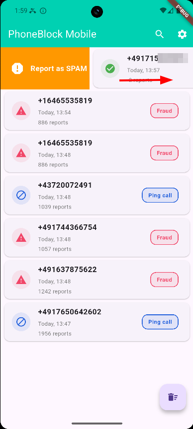 Report SPAM