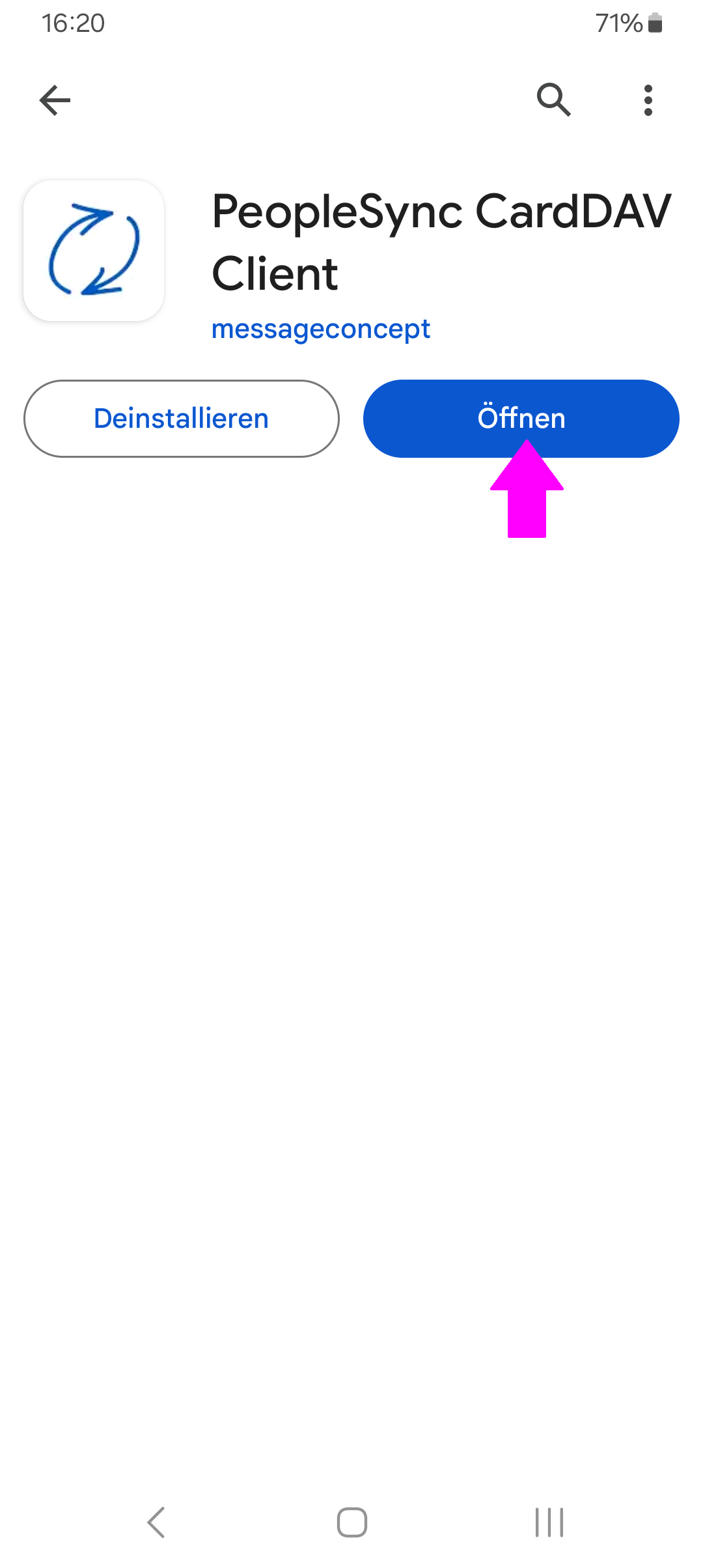 Open PeopleSync