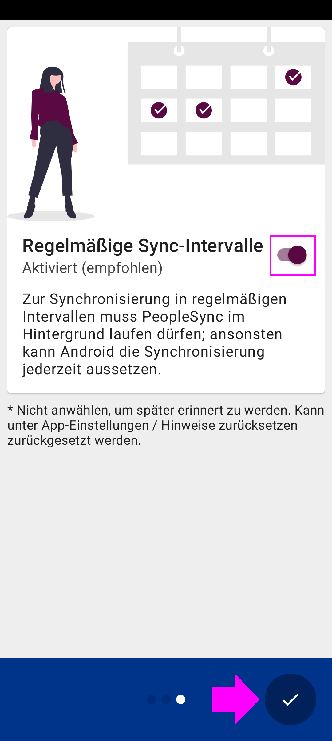 Sync intervals