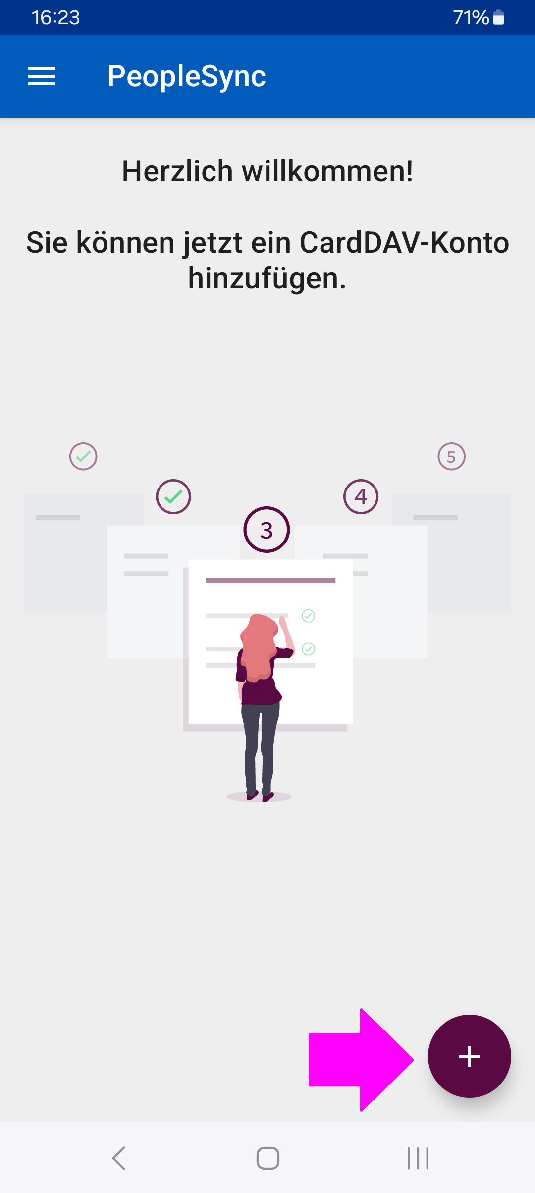 إضافة دفتر العناوين